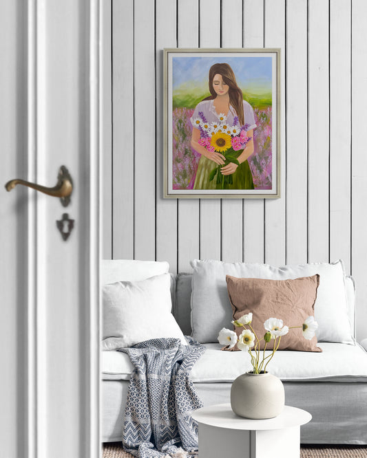 GRATITUDE Original Painting - Sam Horton Studio