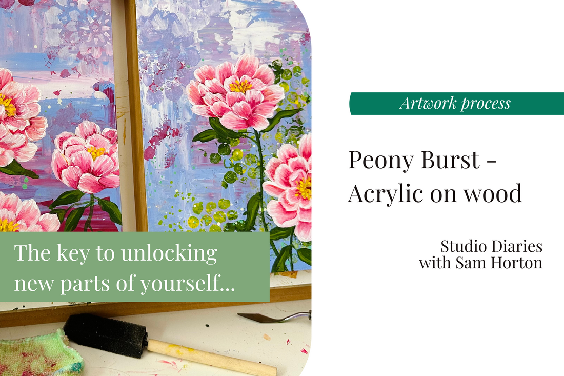 Peony Burst | Artwork Process