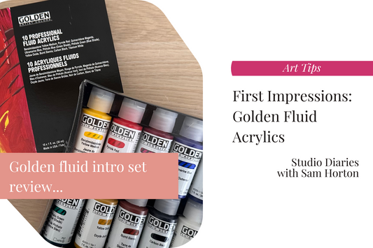 First impressions review: Golden Fluid Acrylics - Art Tips