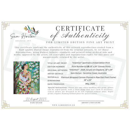 Self Love *Portrait*  Ltd Ed. Canvas Print