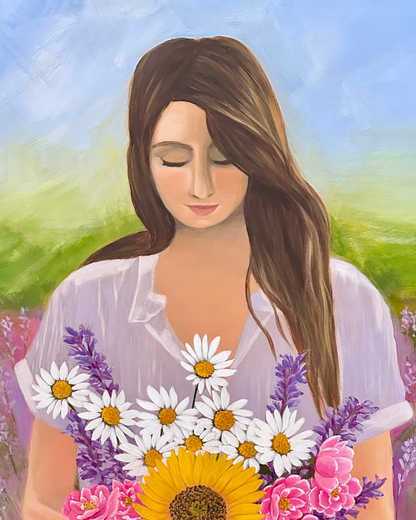 GRATITUDE Original Painting - Sam Horton Studio
