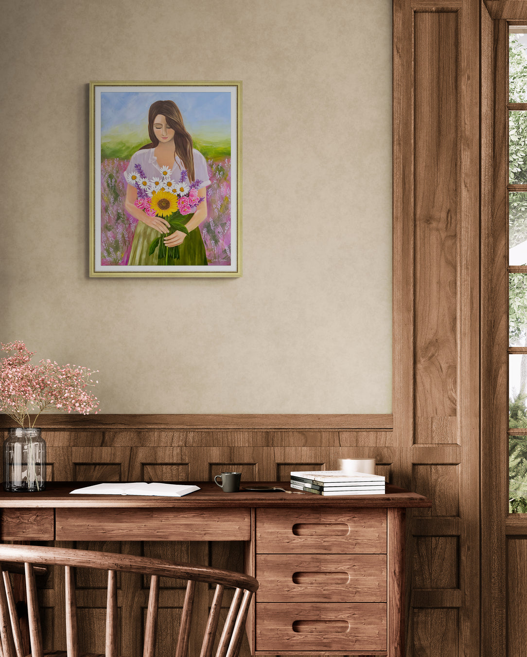 GRATITUDE Original Painting - Sam Horton Studio