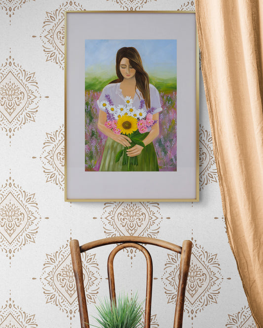 Gratitude *Portrait* Ltd Ed. A3 Paper Print - Sam Horton Studio