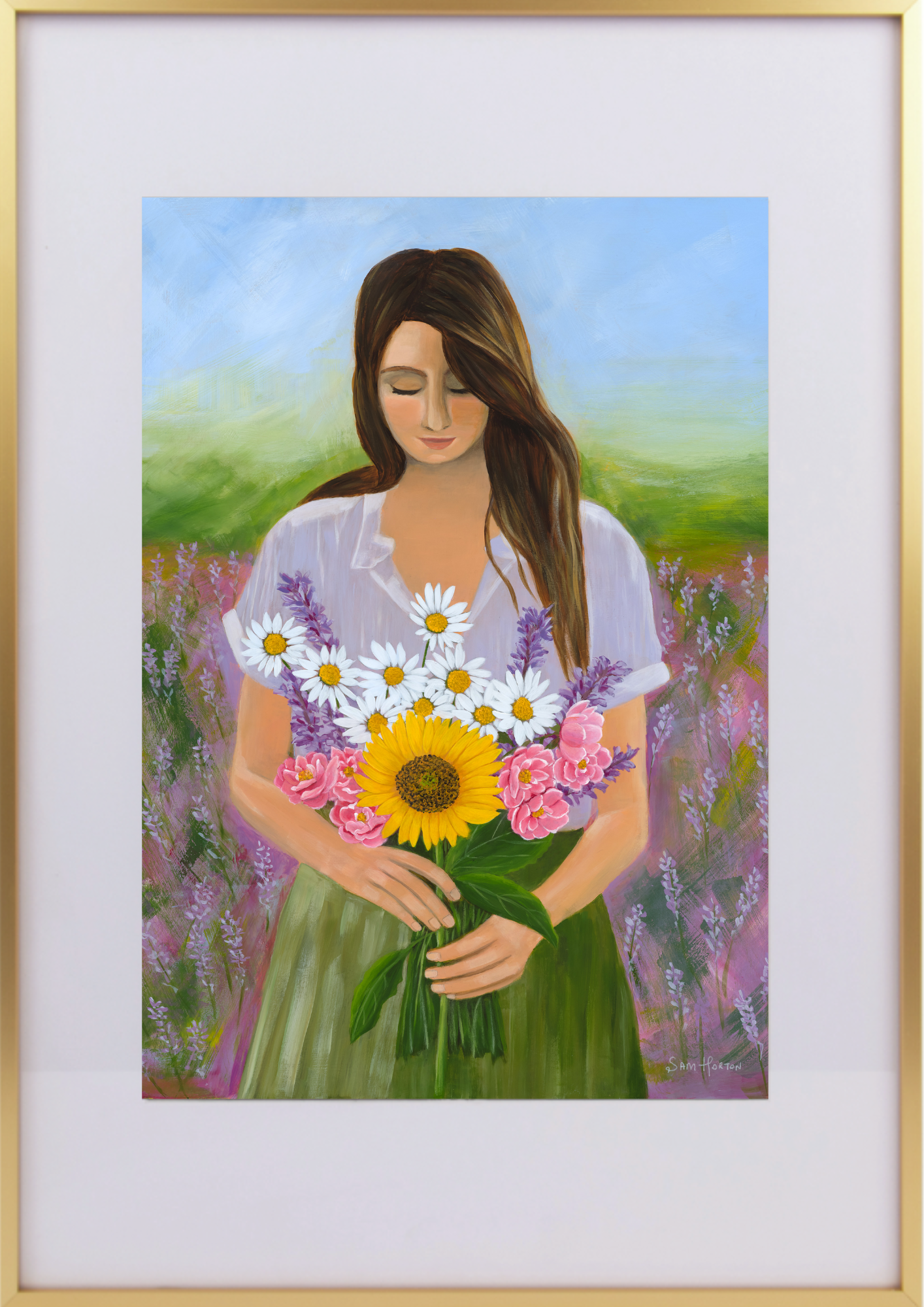 Gratitude *Portrait* Ltd Ed. A3 Paper Print - Sam Horton Studio