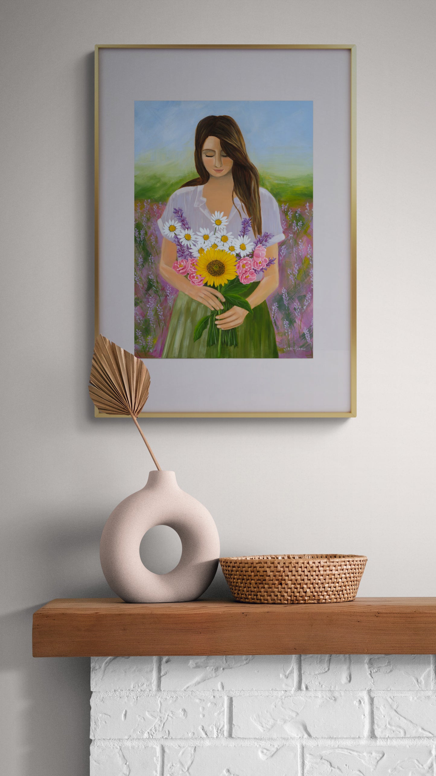 Gratitude *Portrait* Ltd Ed. A3 Paper Print - Sam Horton Studio