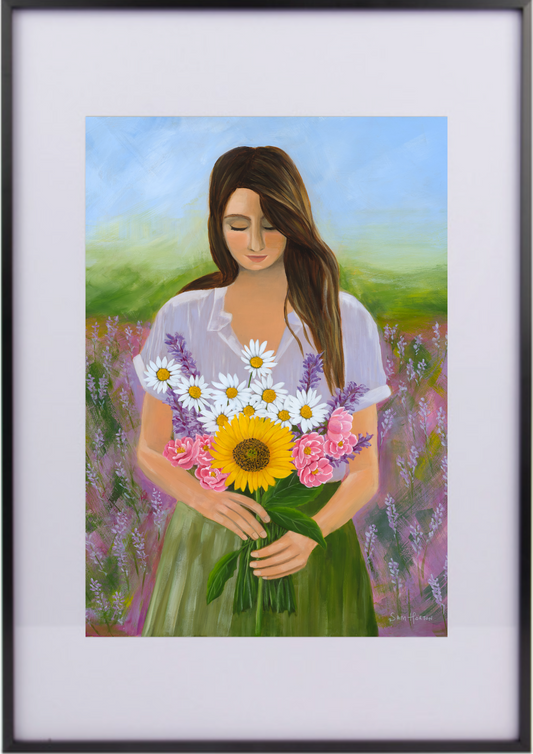 Gratitude *Portrait* Ltd Ed. A3 Paper Print - Sam Horton Studio