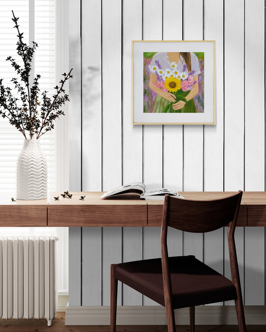 Gratitude *Square* Ltd Ed. 12" Paper Print - Sam Horton Studio