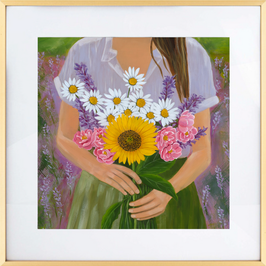 Gratitude *Square* Ltd Ed. 12" Paper Print - Sam Horton Studio