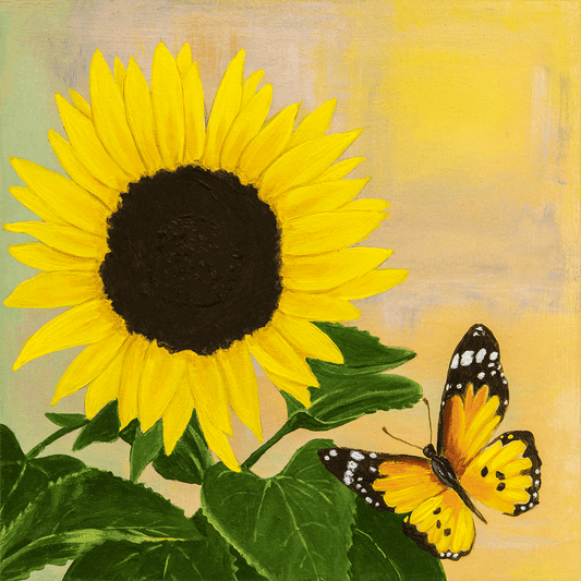 "Happy Sunflower" | Original Artwork - Sam Horton Studio